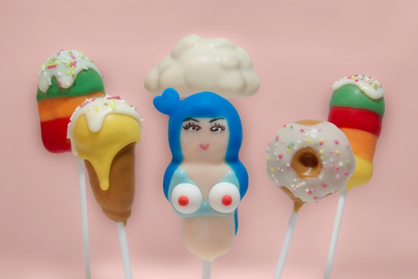 Face cake che ritrae Katy Perry Molly Bakes