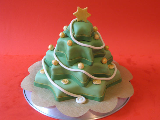 Torta a forma di albero di Natale di Sweet & Crazy Cake