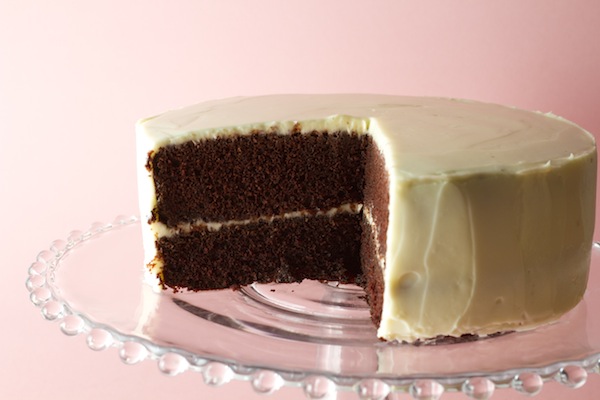 black and white cake