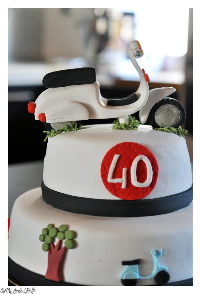 to tutorial how blog on Cakemania, Torte e  Vespa  Special design dolci cake