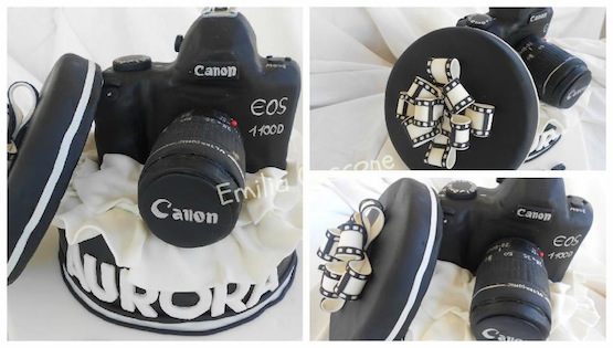 Tutorial di cake design - Come si fa una torta a forma di macchina  fotografica - Cakemania, eco food blog di Sasha Carnevali