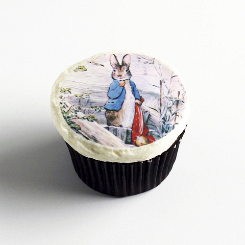 peter rabbit cupcake