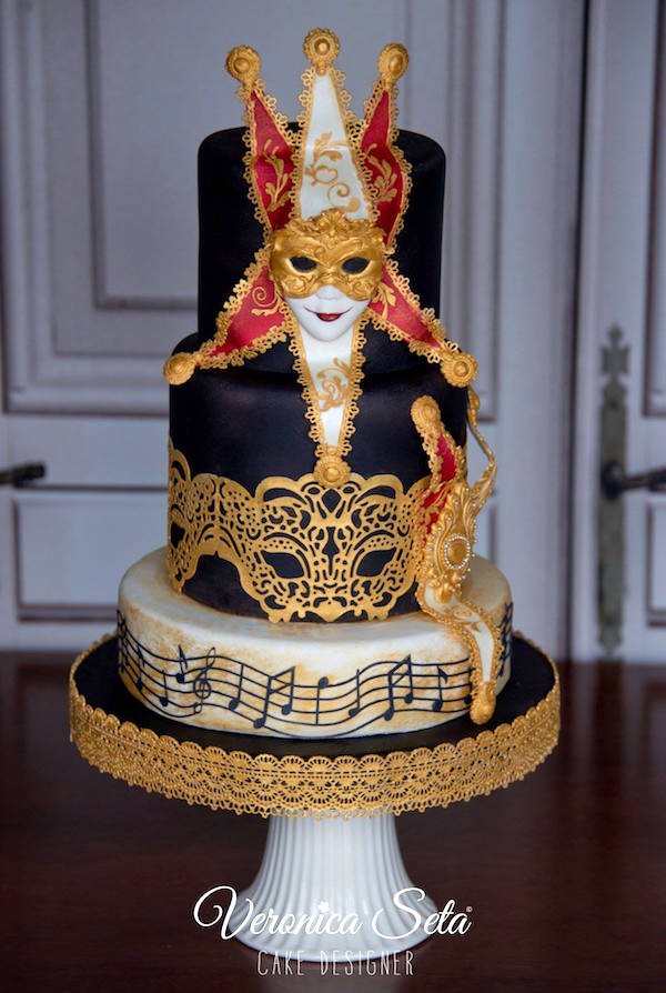 Torte e Decorazioni: Come decorare una maschera di carnevale in pdz