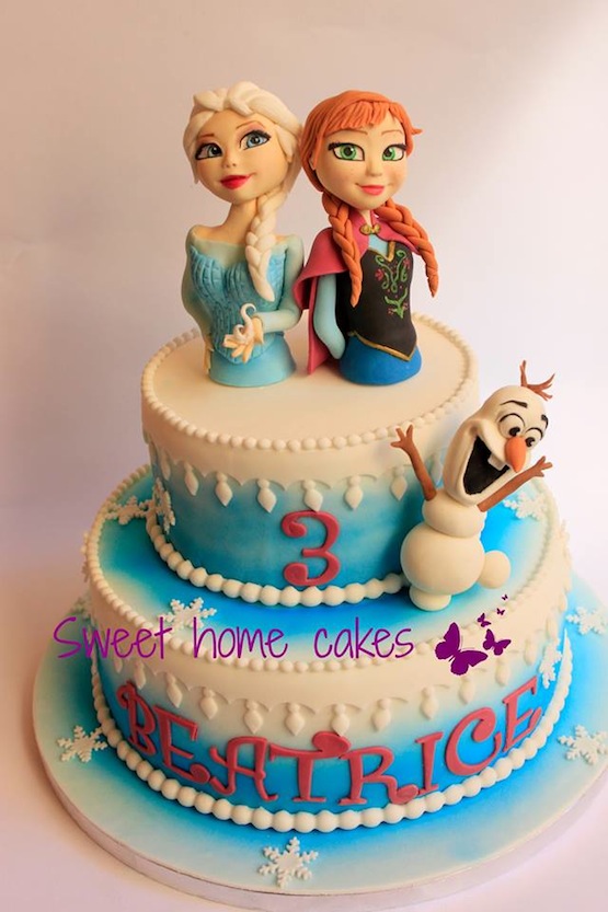 Le 10 torte di Frozen più belle per compleanno da principessa