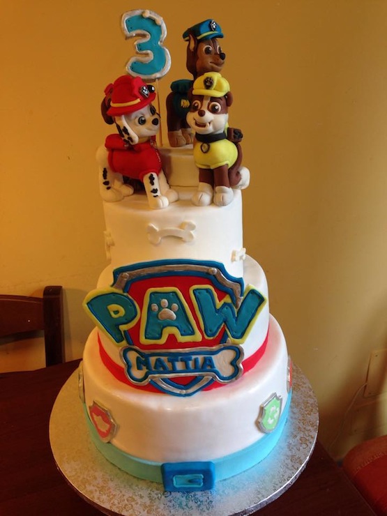 torta paw patrol bambino