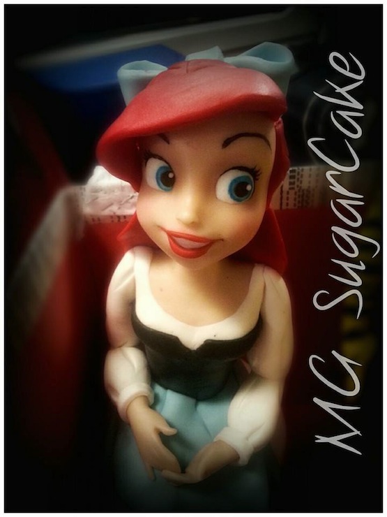 torta ariel sirenetta little mermaid cake