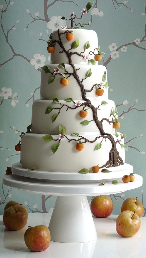 wedding cake autunnale