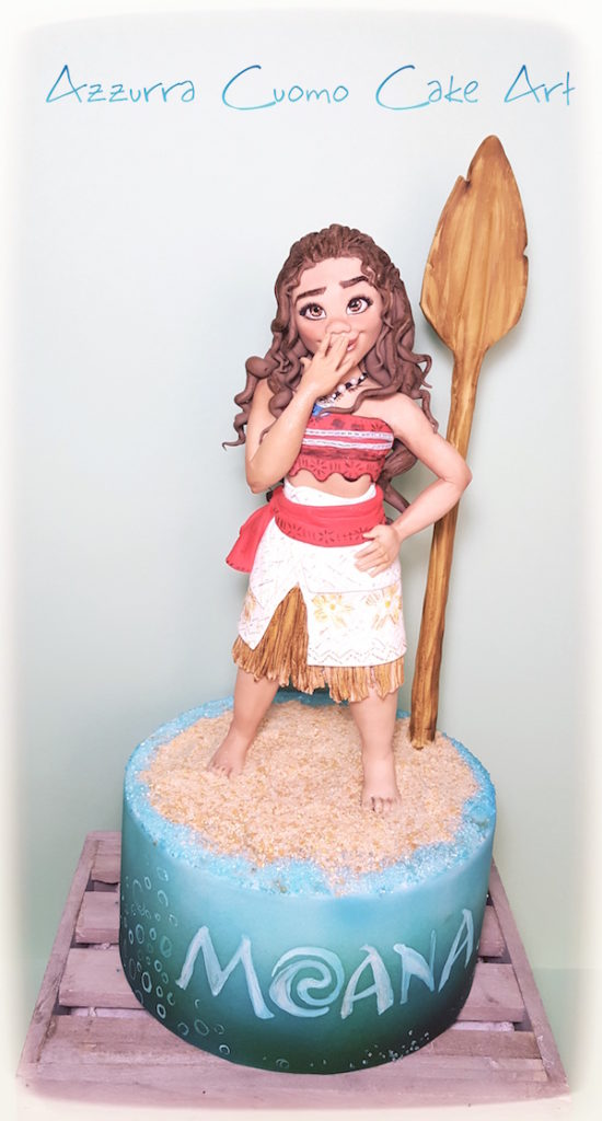 torta oceania vaiana moana cake