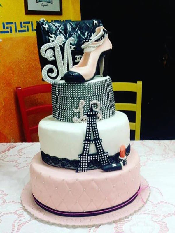 paris birthday cake