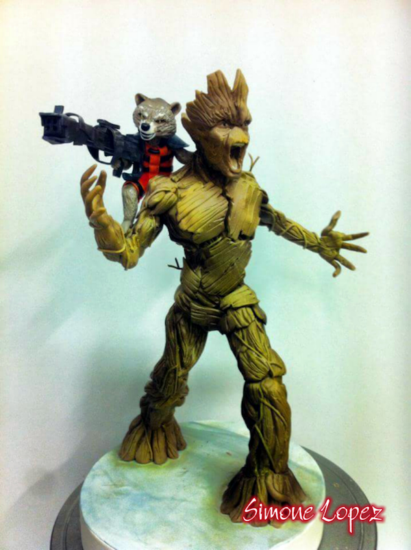 Groot cake Rocket