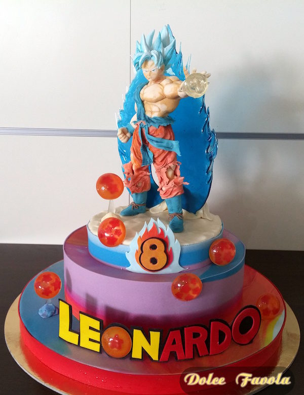 Goku Super Saian Super cake