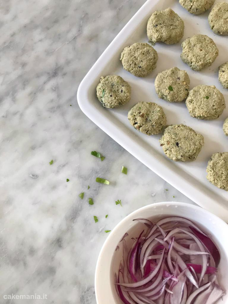 preparazione felafel