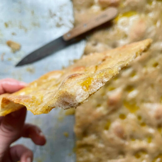 ricetta focaccia genovese voltri